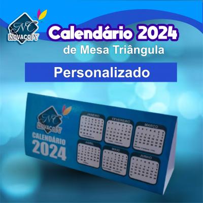 Quadro CALENDÁRIO 2024 Personalizado 21x30 cm