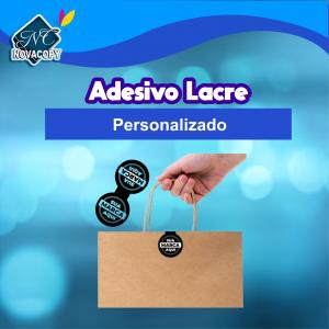 Adesivo Lacre Personalizado  8x6cm    