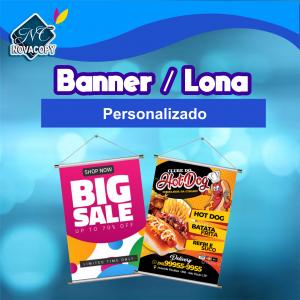 Banner/Lona Brilho Personalizado      