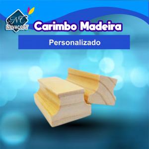 Carimbo de Madeira  personalizado    